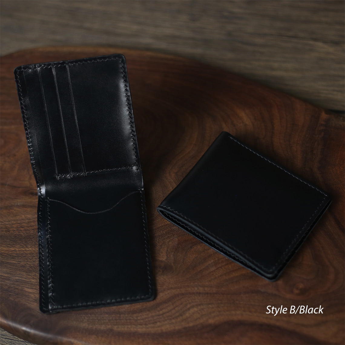 Full Grain Leather Slim Wallet DIY Kit – Hand Sewn, Two Styles detail image 11