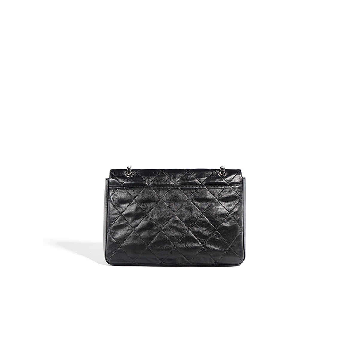 Top Grain Leather Quilted Chain Bag – Small and Large detail image 3