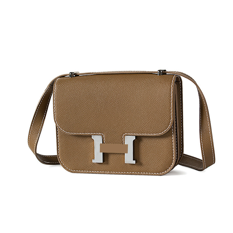 Leather Square Tofu Crossbody Bag DIY Kit – Tan or Black detail image 12