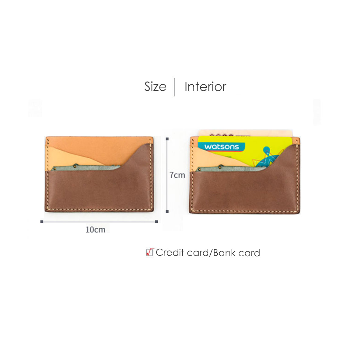 Alligator Card Holder DIY Leathercraft Kit with Pre-Punched Panels detail image 2