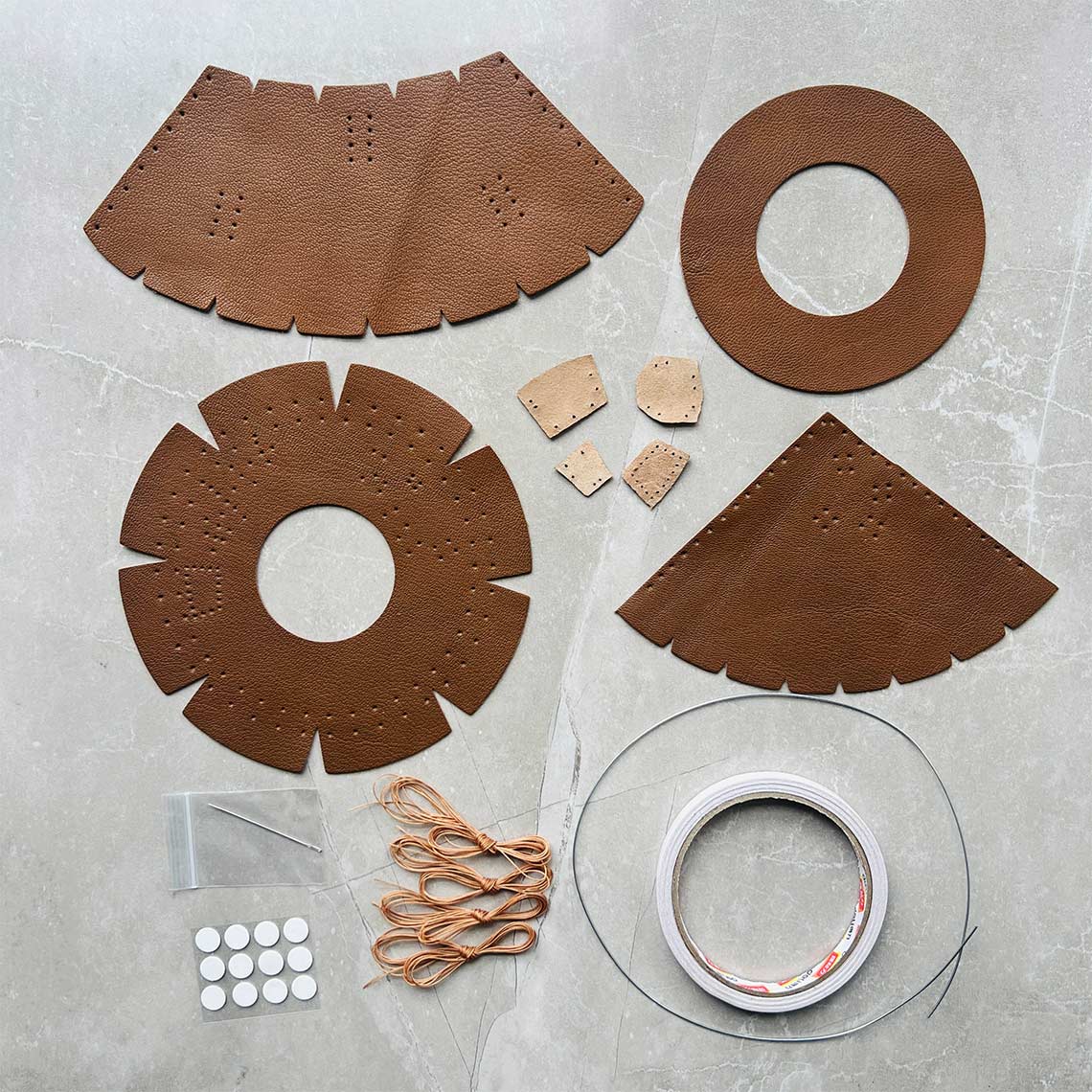 HandsewGift Full Grain Leather Wizard Hat DIY Kit detail image 8