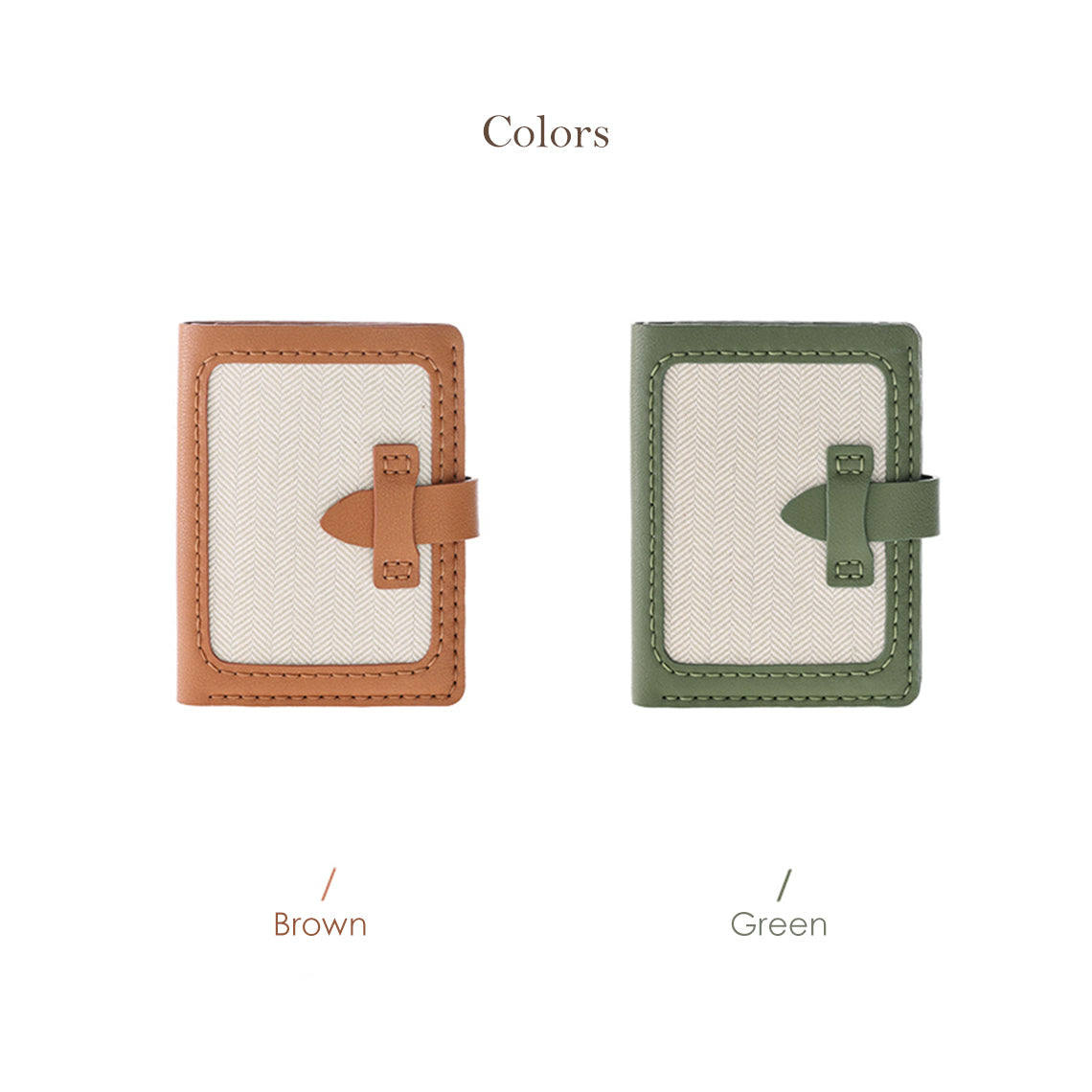 Hand Sewn Leather DIY Wallet Kit with Recycled Fabric Panels detail image 1
