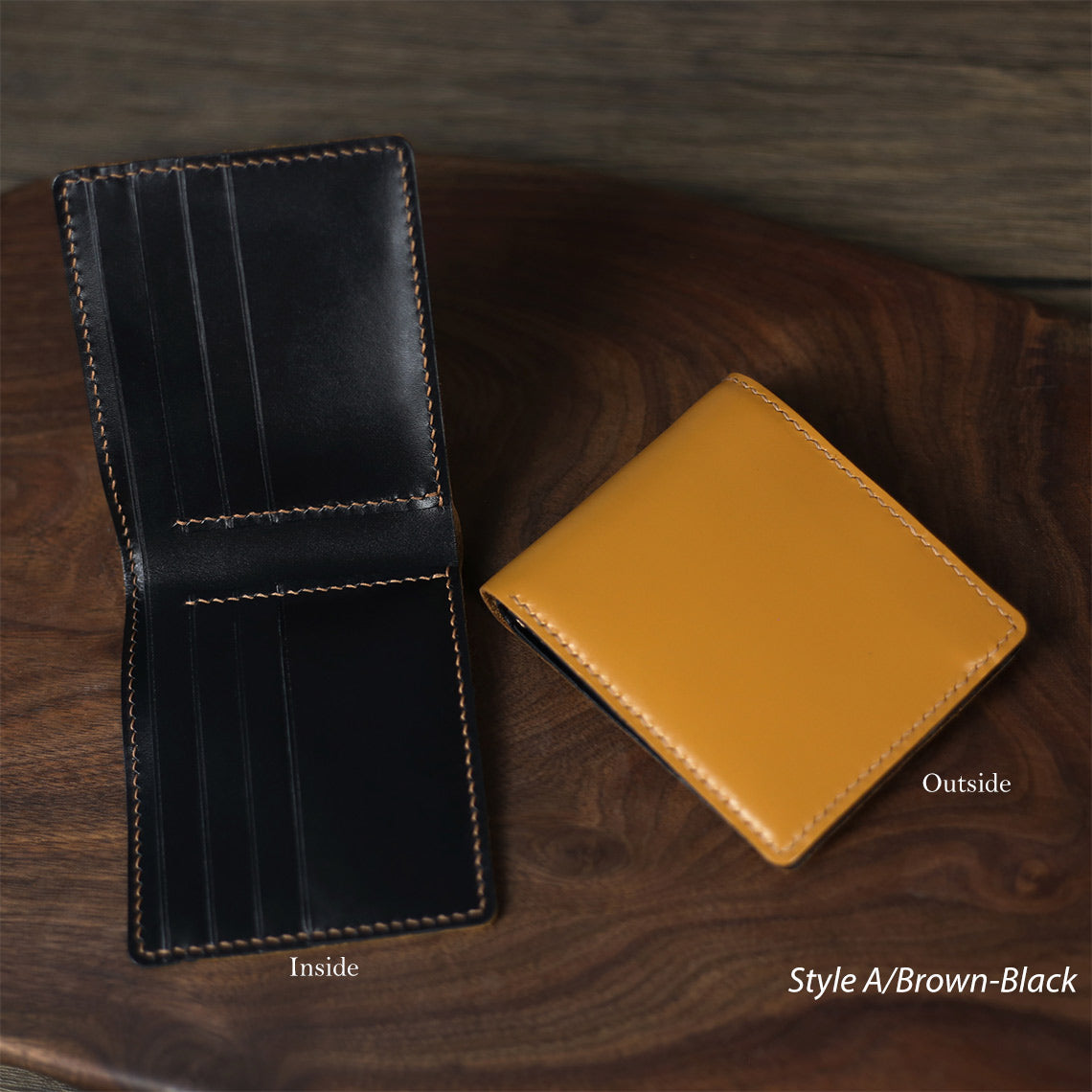Full Grain Leather Slim Wallet DIY Kit – Hand Sewn, Two Styles detail image 13