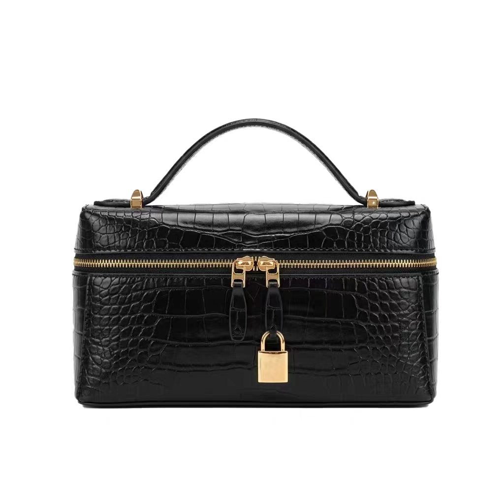 LP23 Extra Handbag in Crocodile Embossed Top Grain Leather product image 1