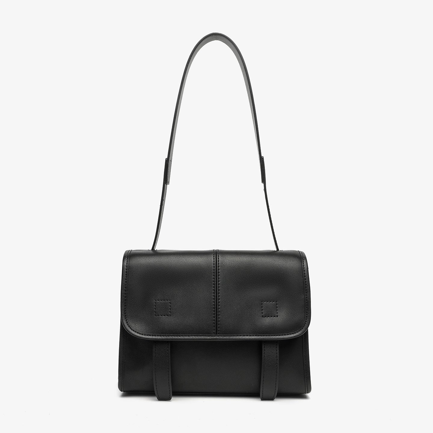 Retro Top-Grain Cowhide Mini Crossbody Bag - Vintage Genuine Leather Small Square Satchel for Women detail image 2