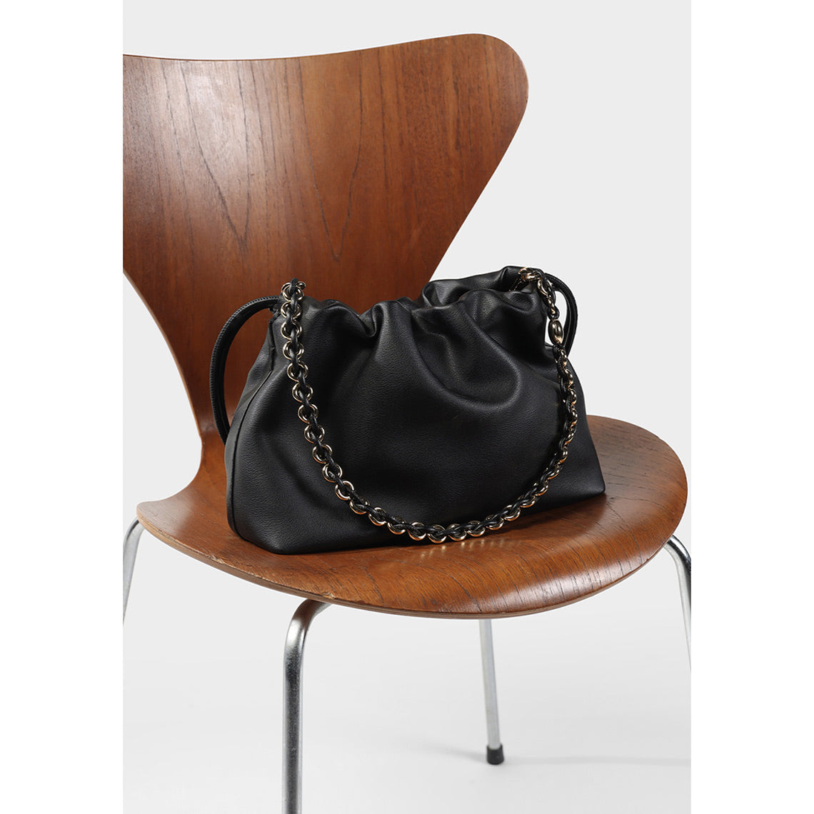 Hand Sewn Leather Drawstring Chain Clutch DIY Kit detail image 1