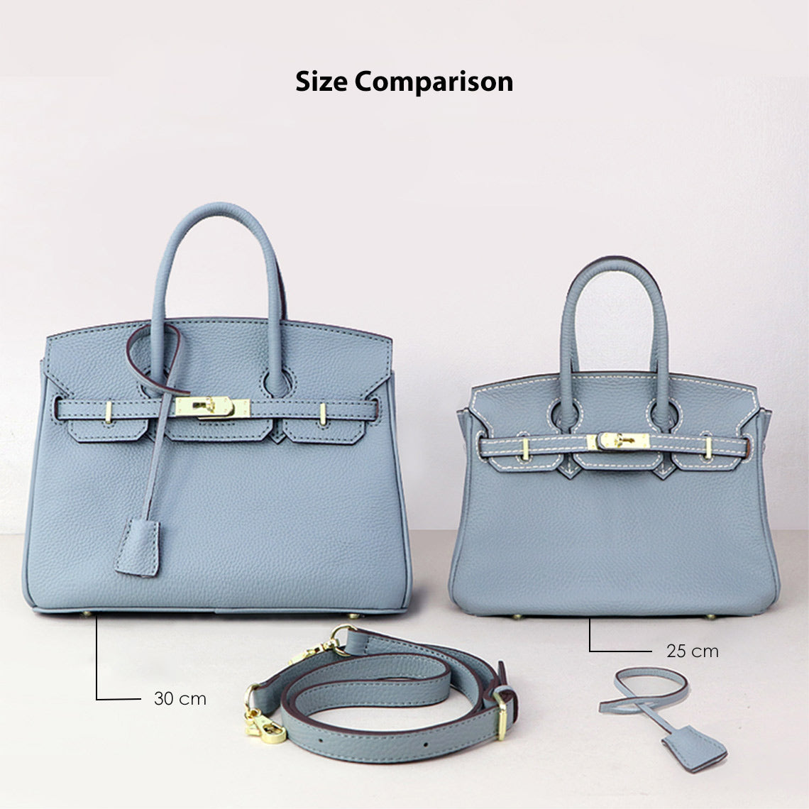 Top Grain Leather Handbag DIY Kit – Sew Your Own Bag (3 Sizes, 14 Colors) detail image 5