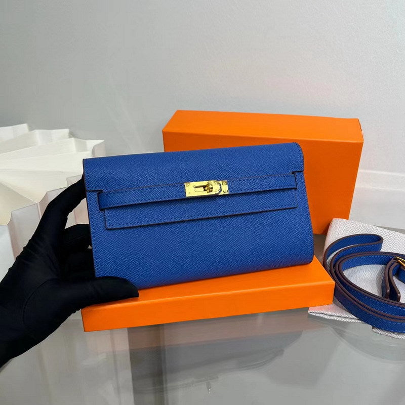Long Top Handle Wallet with Detachable Strap – 12 Colors detail image 10