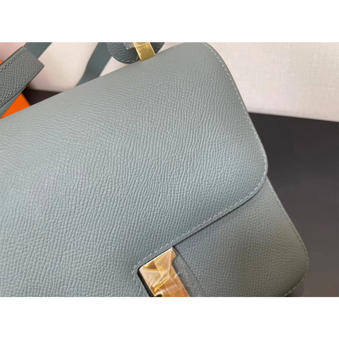 Full Grain Leather Mini Tofu Bag Charm DIY Kit with Pre-Cut Panels detail image 14