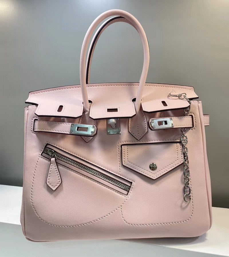 Limited Edition HAC Rock Top Handle Bag with Silver Hardware – Unisex detail image 10