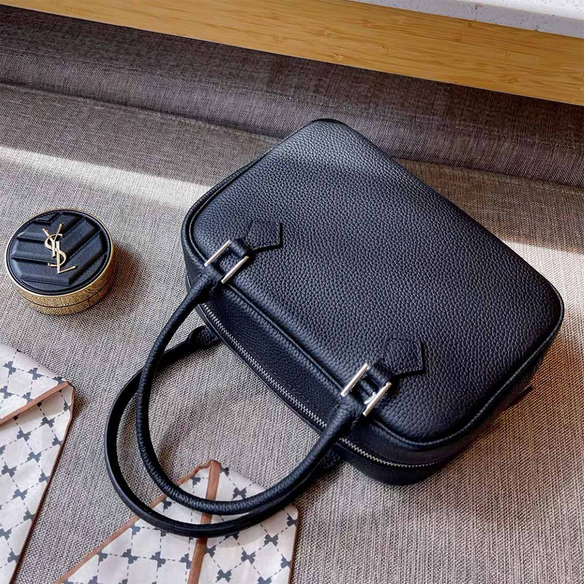 Top Grian Leather Mini Plume Bag – Top Grain Leather, Detachable Strap detail image 1