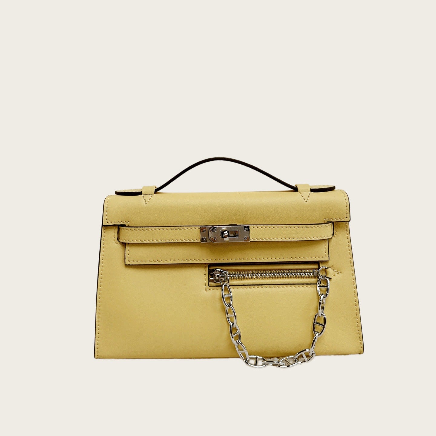 Pochette Rock Smooth Calfskin Shoulder Bag detail image 6
