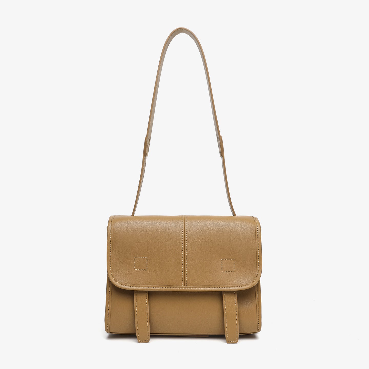 Retro Top-Grain Cowhide Mini Crossbody Bag - Vintage Genuine Leather Small Square Satchel for Women product image 1