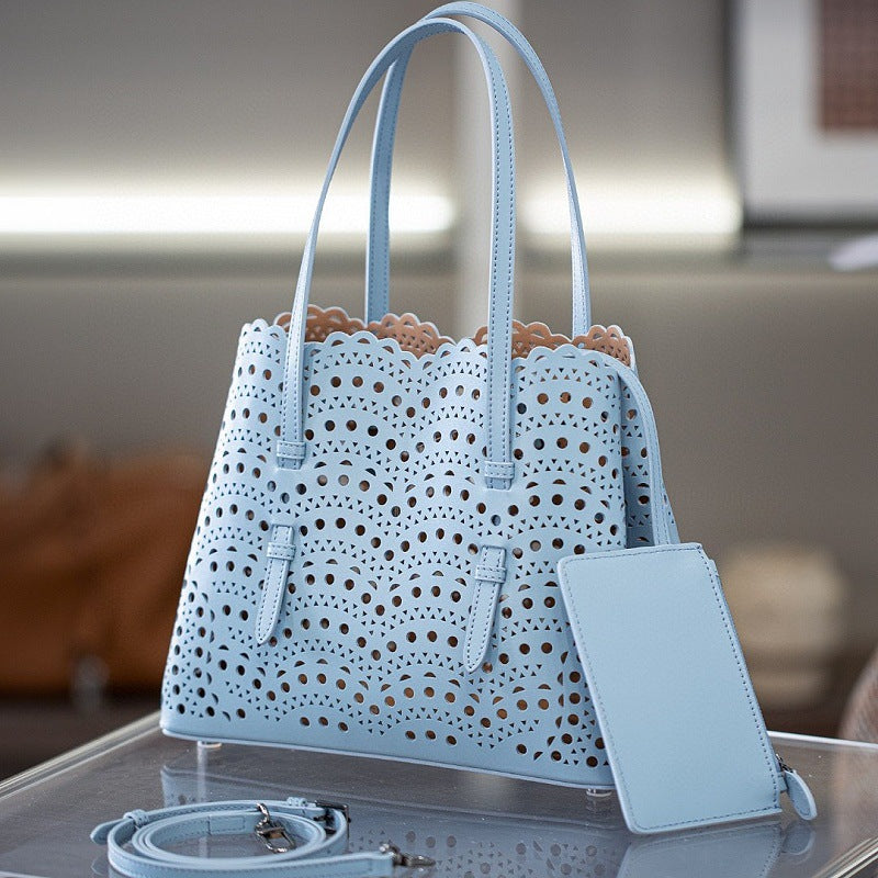 Mini Leather Bag Charm with Coin Purse – 9 Colors, Detachable Strap detail image 5
