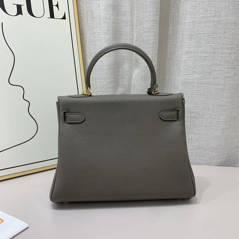 Top Grain Leather Mini Top Handle Bag with Detachable Strap detail image 13