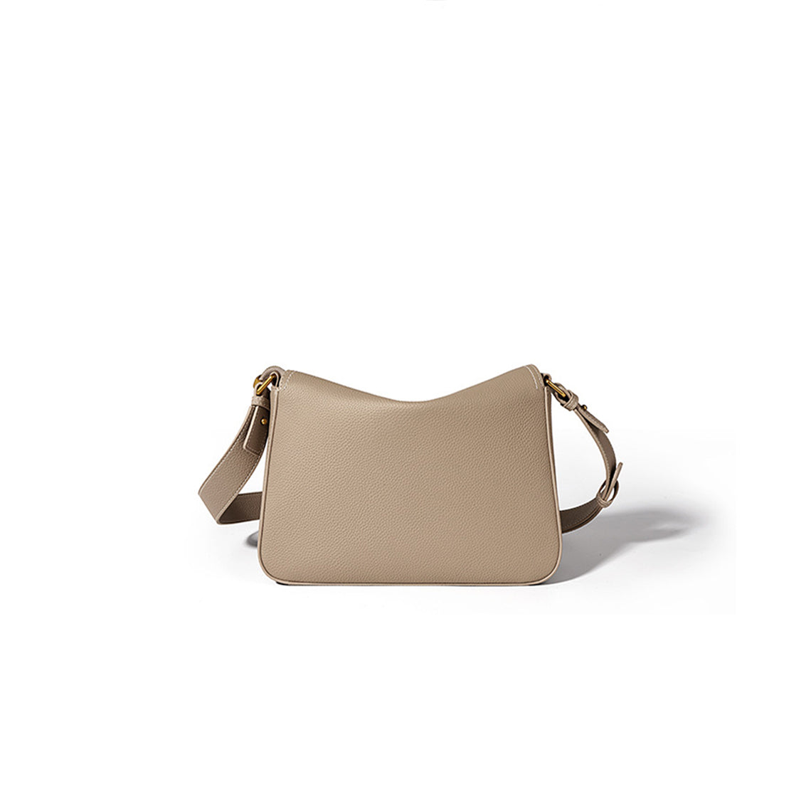 Top Grain Leather Geometric Panel Bag with Detachable Straps detail image 9