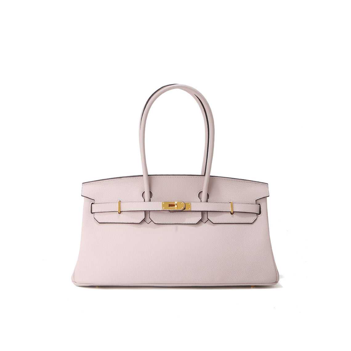 Top Grain Leather Top Handle Bag with Long Shoulder Strap - 40cm detail image 9