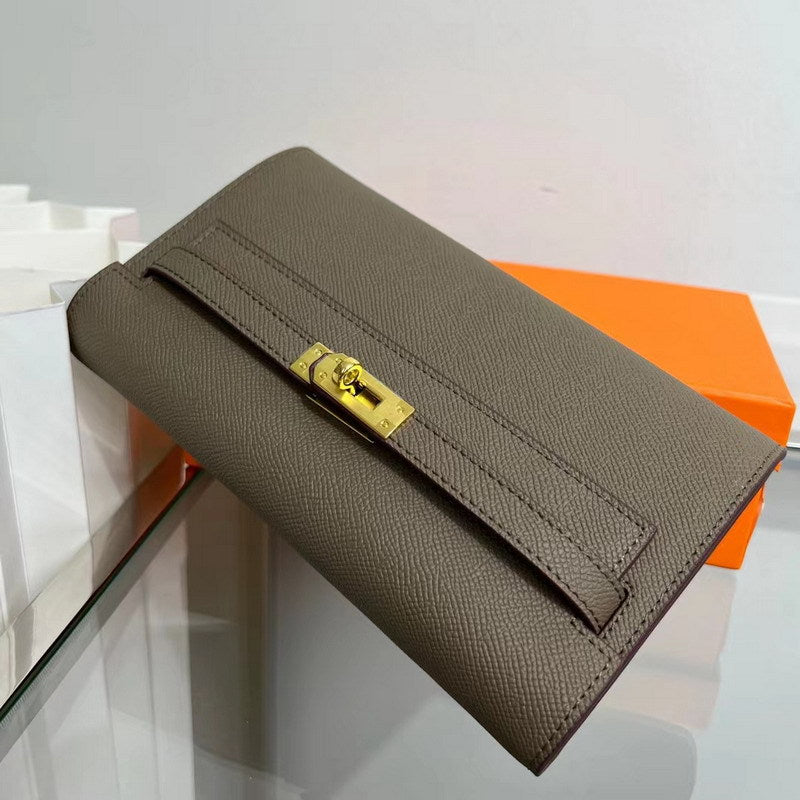 Long Top Handle Wallet with Detachable Strap – 12 Colors detail image 5
