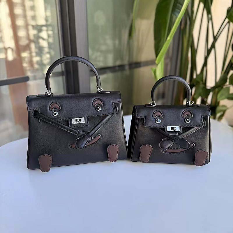 Doll Bag Genuine Leather Crossbody Millennium Style Handbag detail image 3