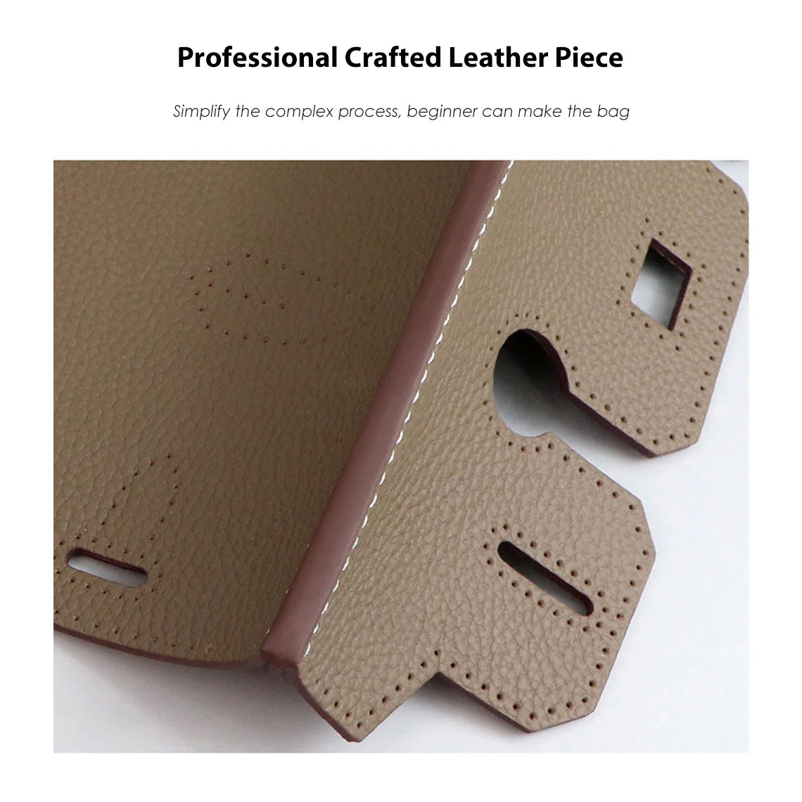 Sellier Leather Handbag DIY Kit – Top Grain, Pre-Cut & Pre-Punched detail image 20