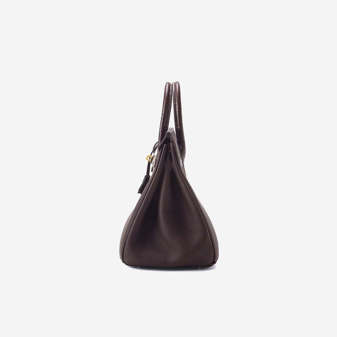 Croc Embossed Top Grain Leather Handbag with Gold-Tone Twist Lock detail image 11