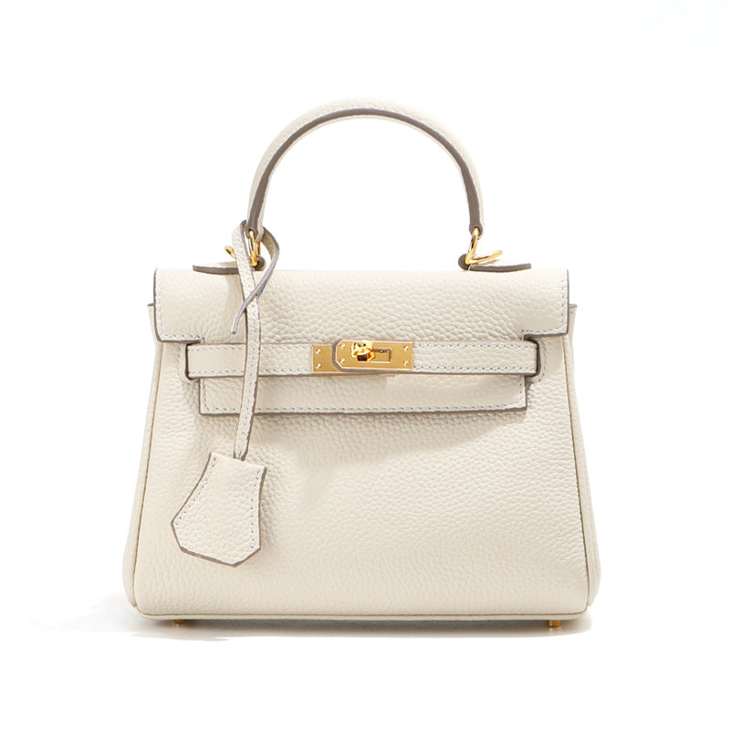 Top Grain Leather Mini Top Handle Bag with Crossbody Strap product image 1
