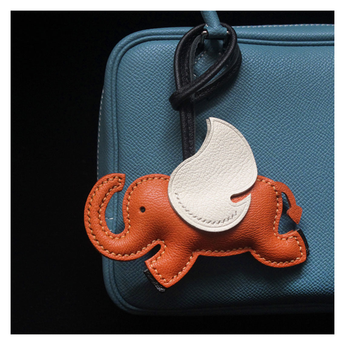 HANDSEWGIFT Sheep Leather Elephant Charm DIY Kit detail image 1