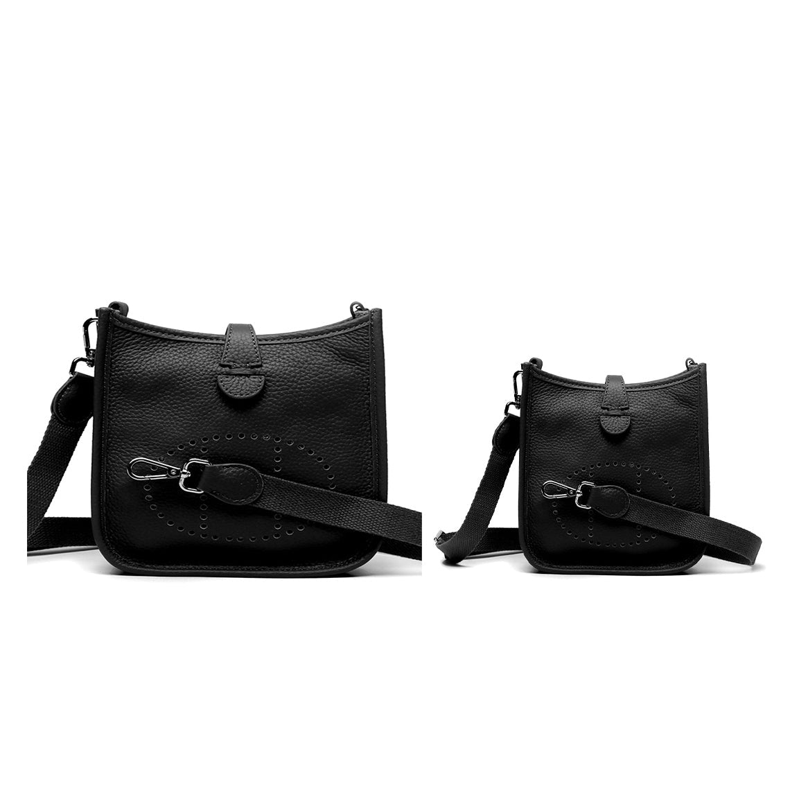 Top Grain Leather Crossbody Bag - Large 28 / Small 18 detail image 8