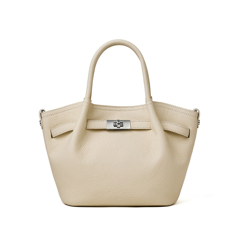 Genuine Leather Commuter Bag - 2-Way Carry Mini Bag detail image 6