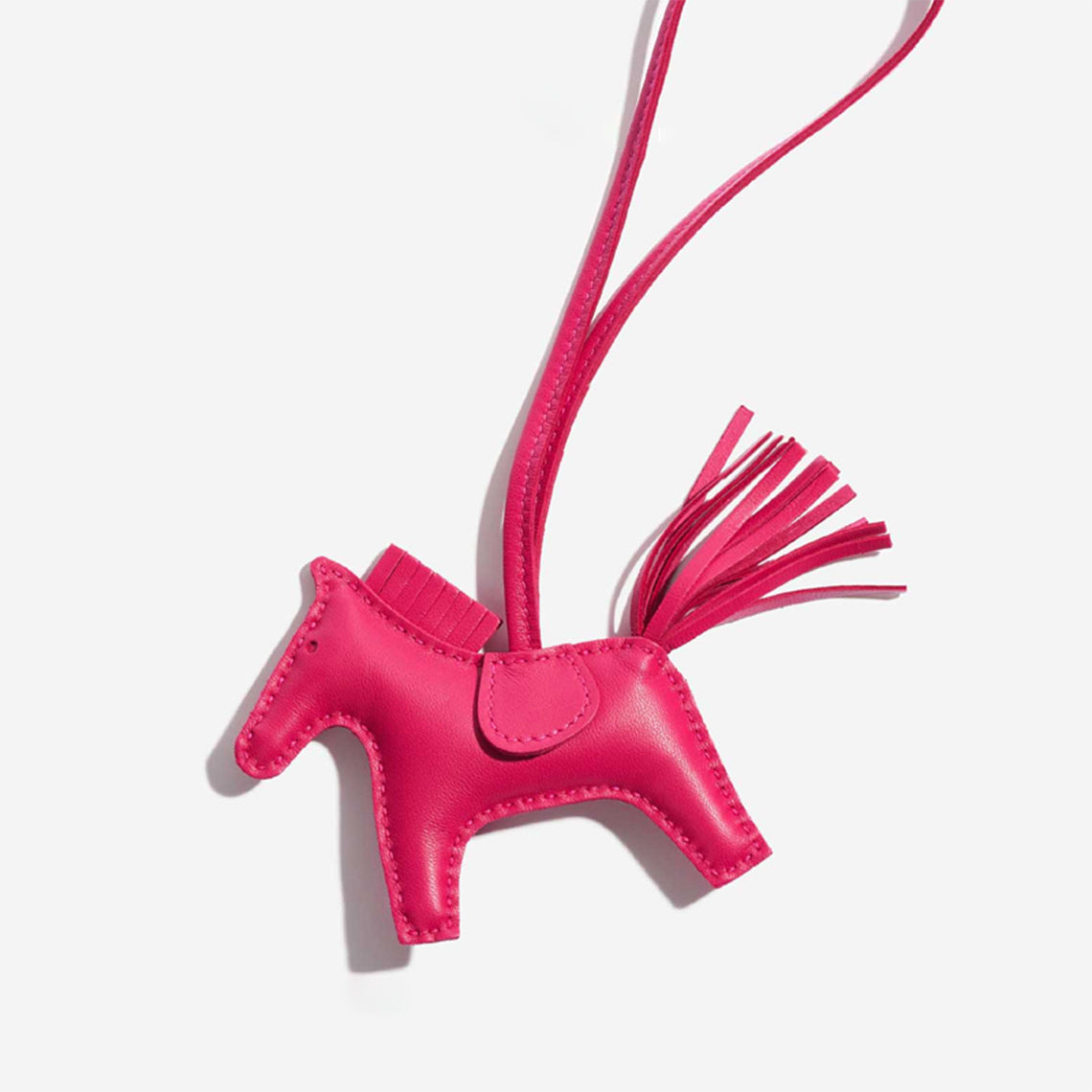 Handsew DIY Lambskin Leather Horse Purse Charm Kit detail image 2