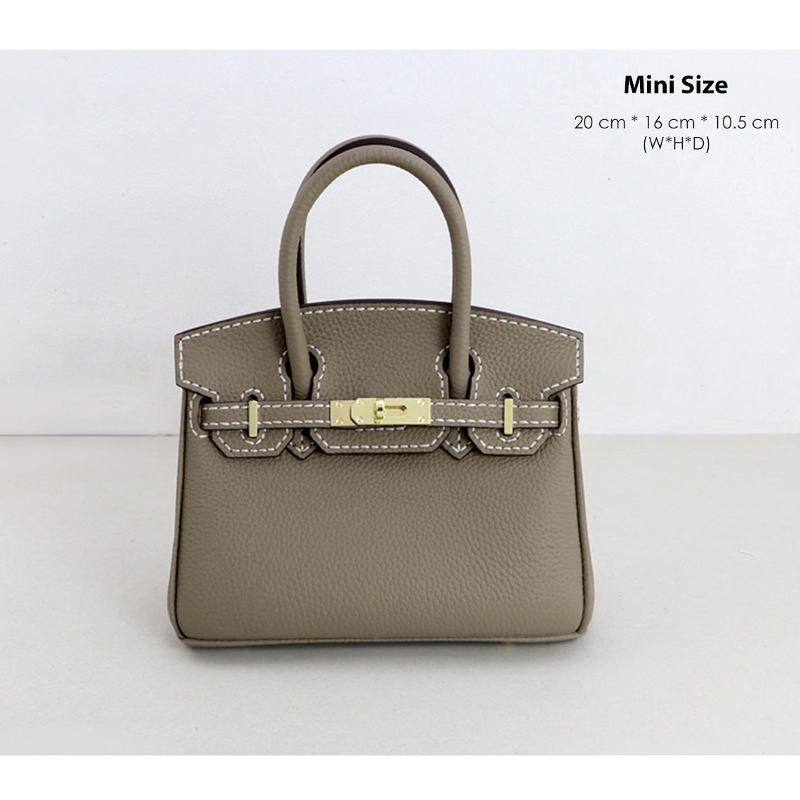 Top Grain Leather Handbag DIY Kit – Sew Your Own Bag (3 Sizes, 14 Colors) detail image 6