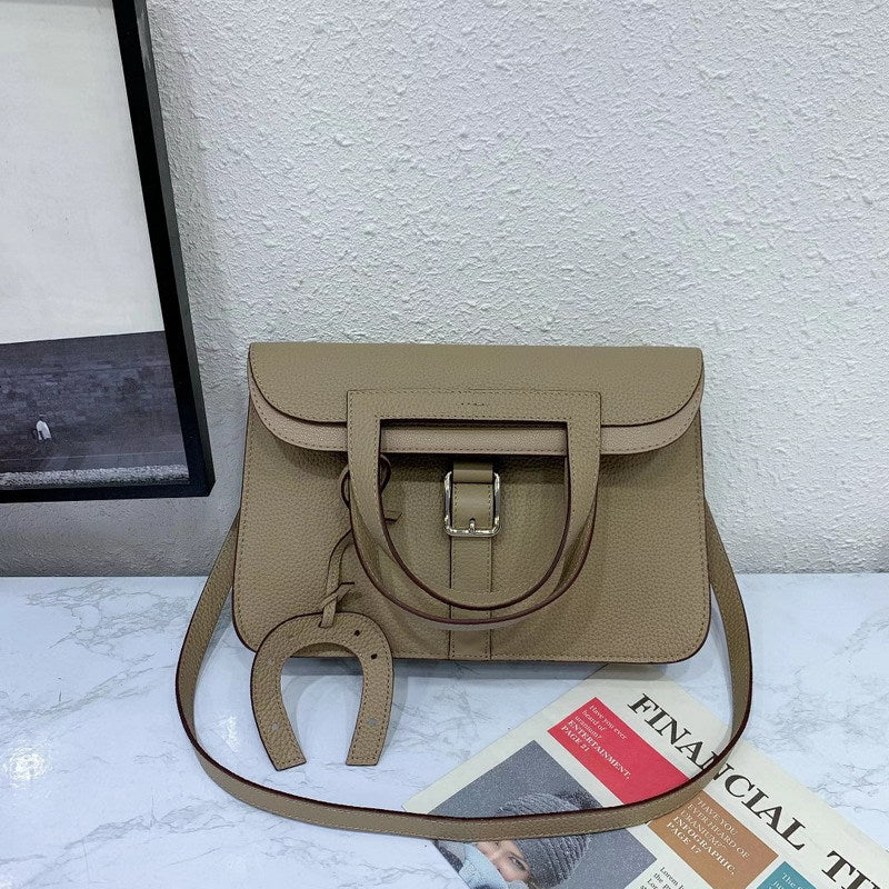Convertible Top Grain Leather Handbag – Small & Medium Sizes detail image 5