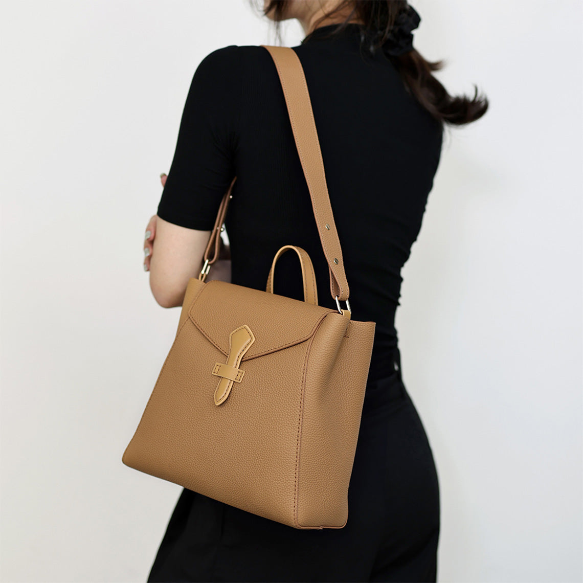 Top Grain Leather Tote Backpack DIY Kit – Hand Sewing Craft Project detail image 5