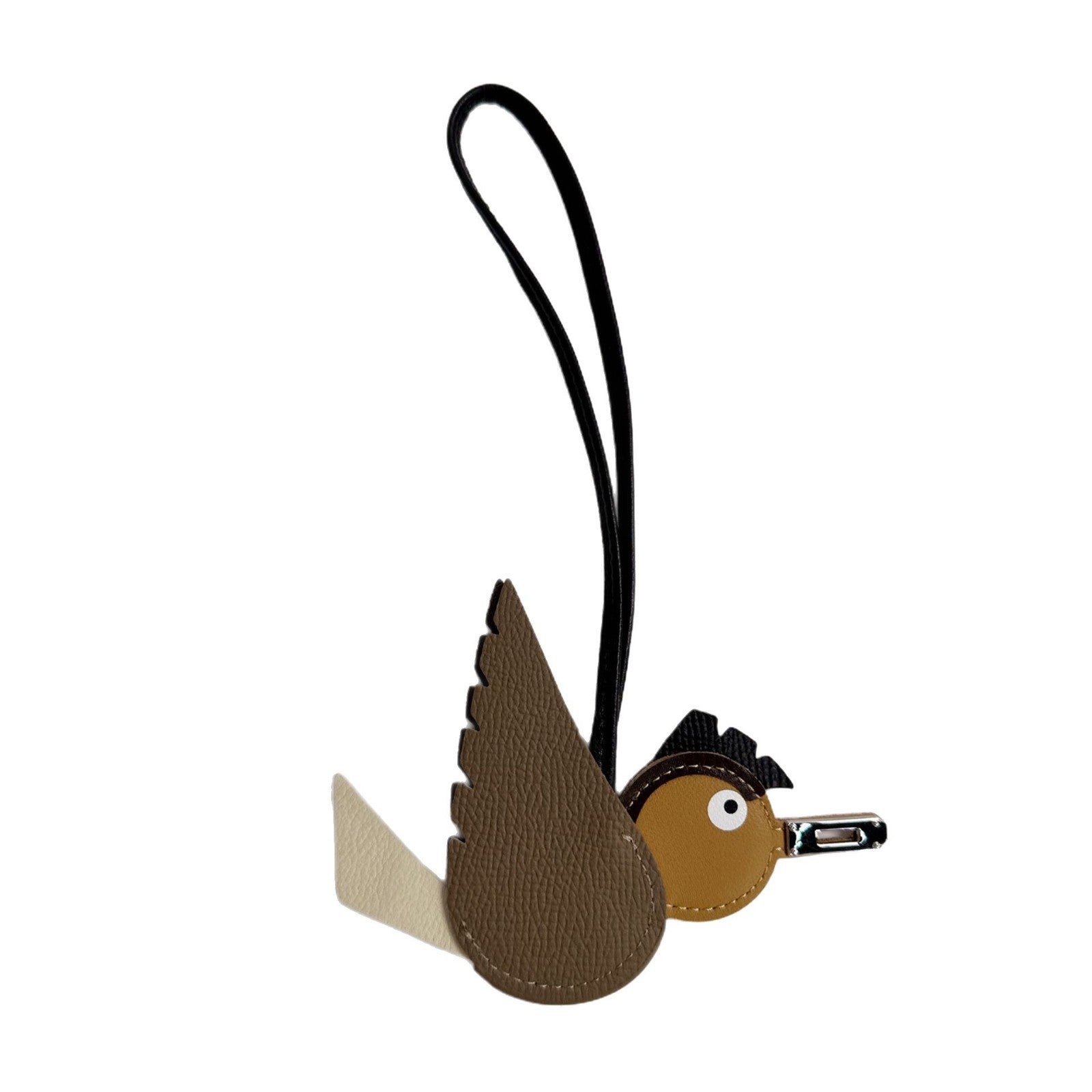 Top Grain Leather Birdy Bag Charm and Keychain product image 1