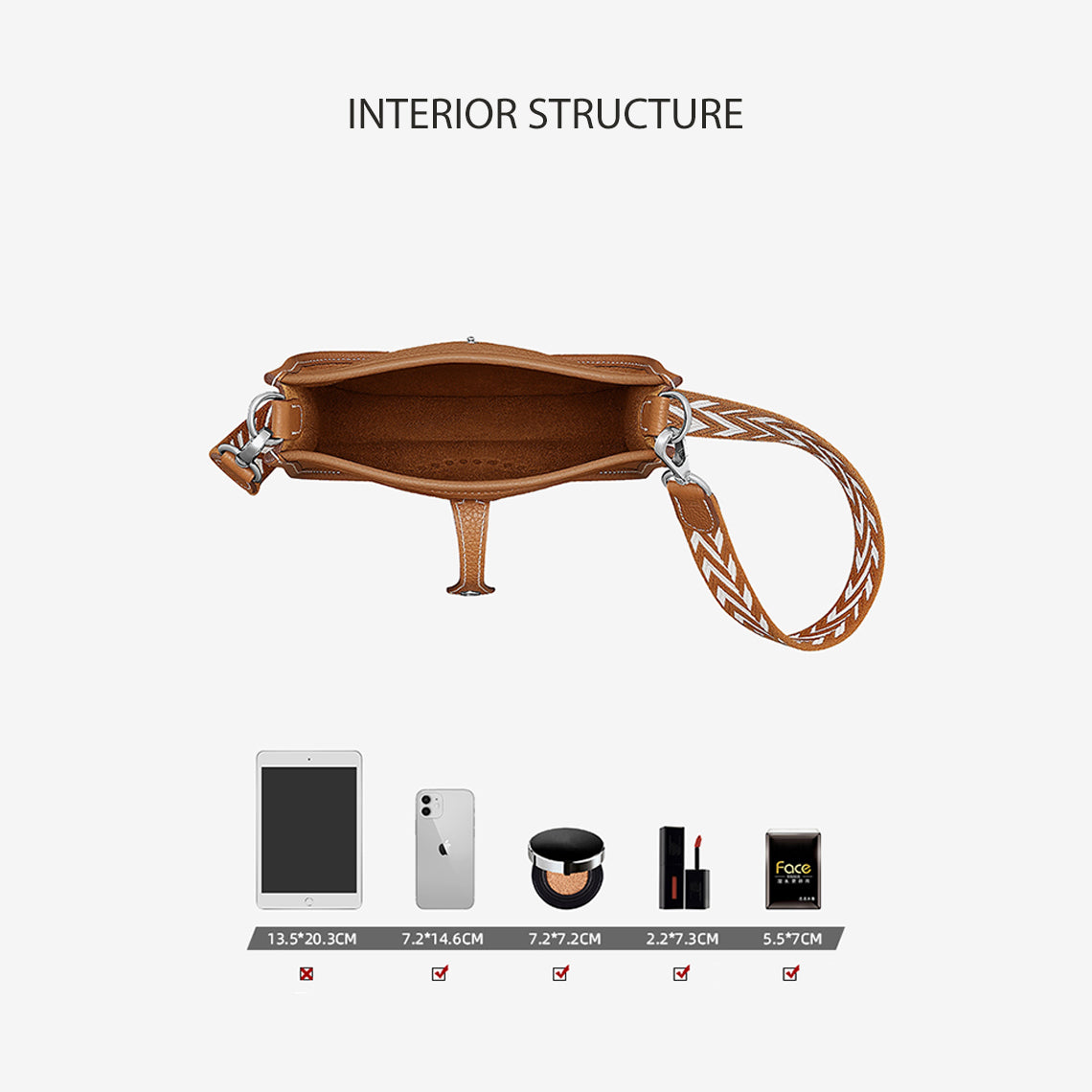 Full Grain Leather Mini Crossbody Bag DIY Kit – Hand-Sewn Leathercraft Project detail image 7