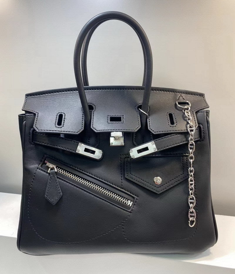 Limited Edition HAC Rock Top Handle Bag with Silver Hardware – Unisex product image 1