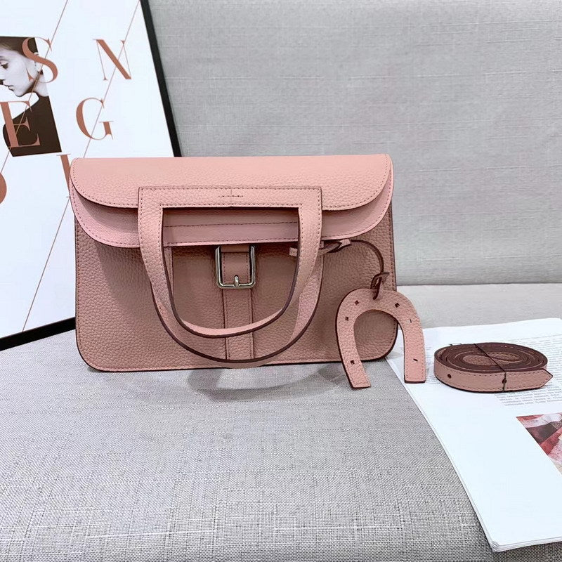 Convertible Top Grain Leather Handbag – Small & Medium Sizes detail image 14