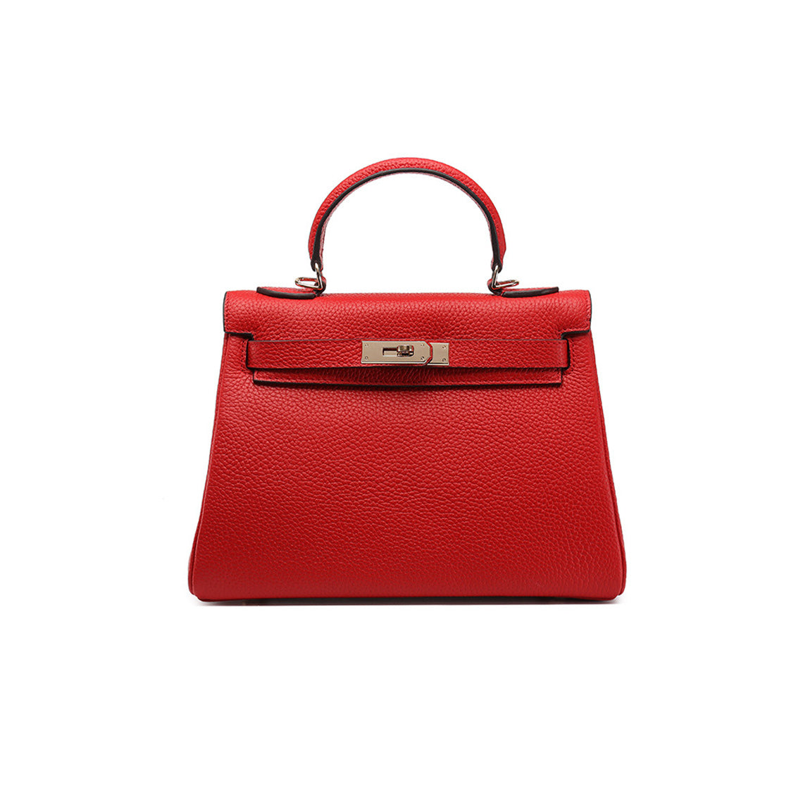Top Grain Leather Top Handle Bag with Shoulder Strap – Small, Medium, Large detail image 19