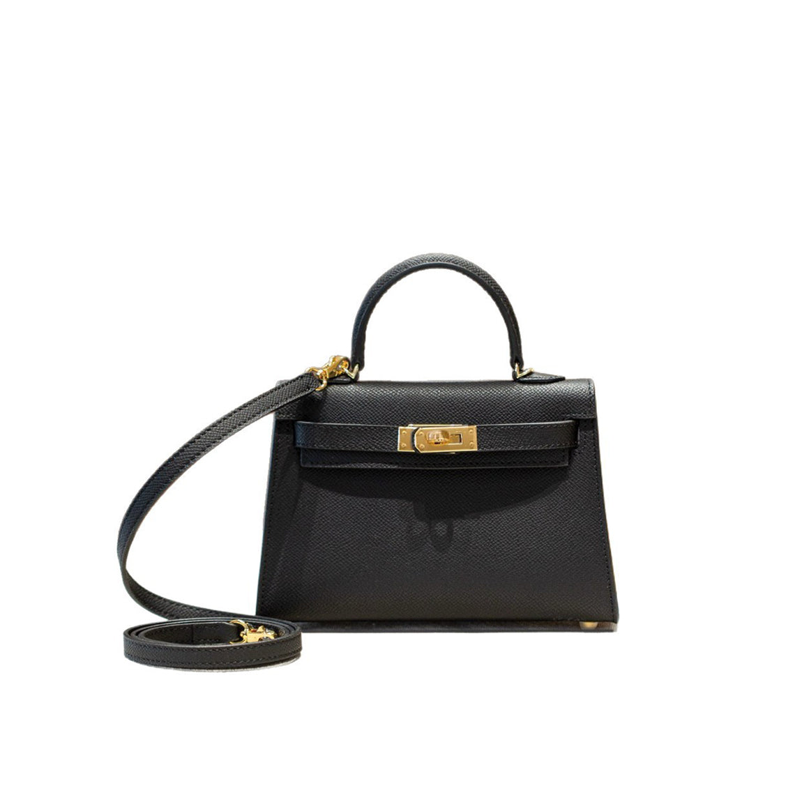 Mini Top Handle Bag 19 – Top Grain Leather Shoulder Bag detail image 18