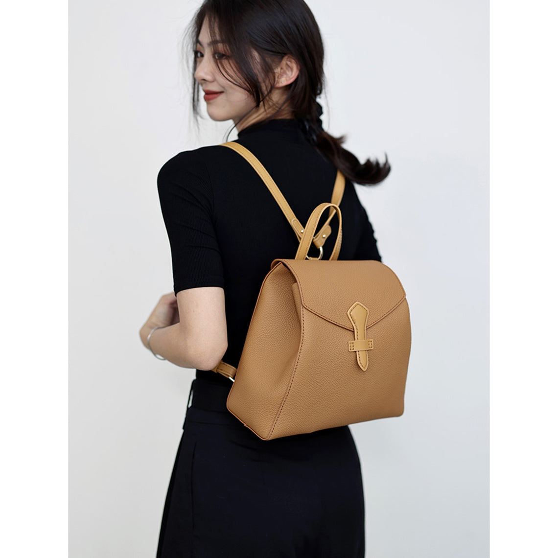 Top Grain Leather Tote Backpack DIY Kit – Hand Sewing Craft Project detail image 9