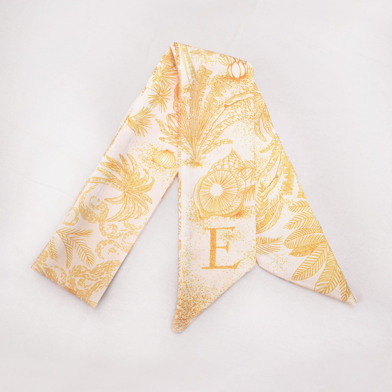 26 Letters Silk Scarf Bag Charm Keychain – 2 Pieces, Choose Your Initials detail image 11