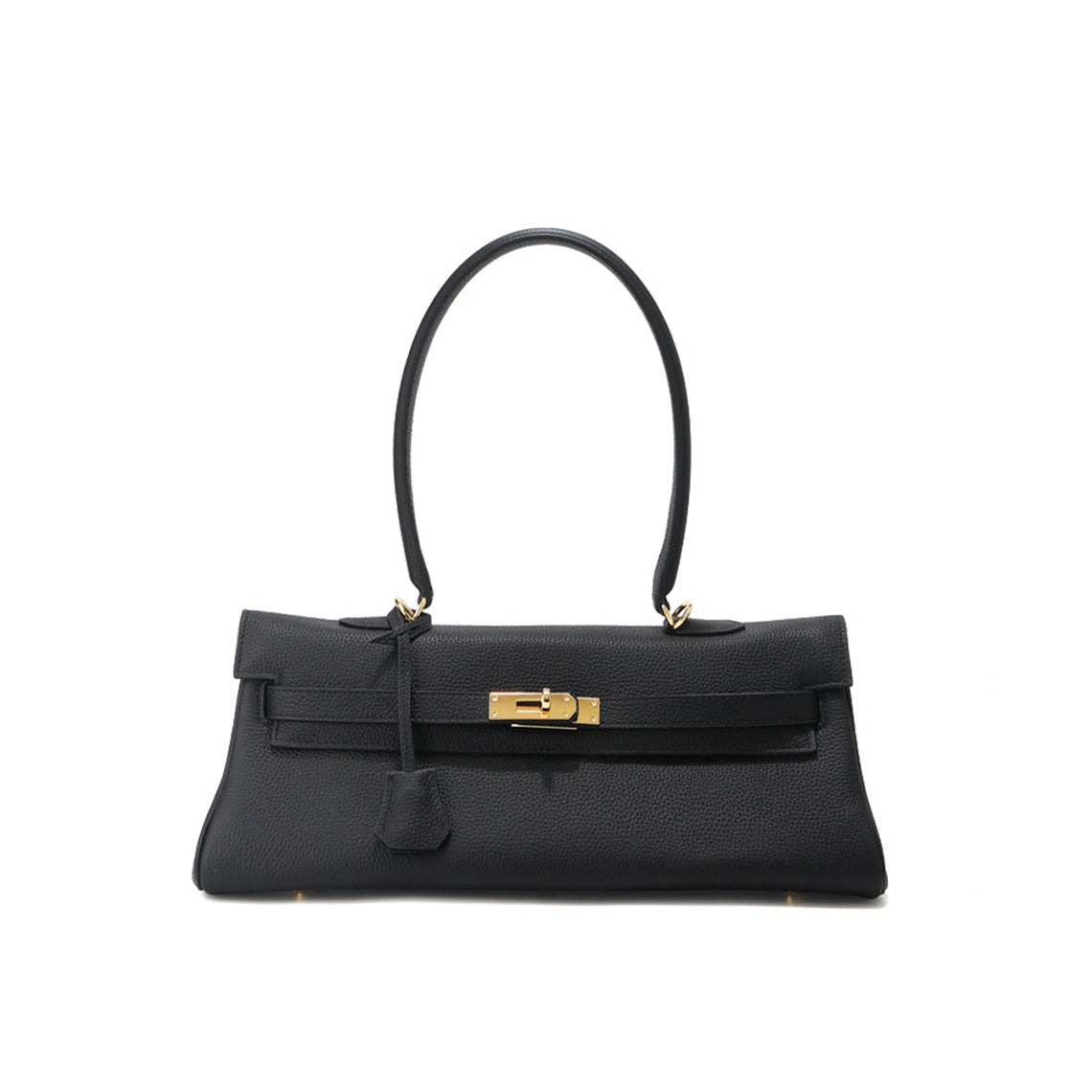 Top Grain Leather Shoulder Bag 35cm detail image 7