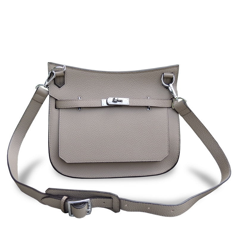 Top Grain Leather Messenger Shoulder Bag with Adjustable Strap detail image 17