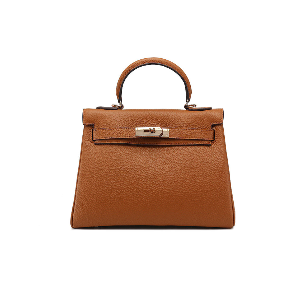 Top Grain Leather Top Handle Bag with Shoulder Strap – Small, Medium, Large detail image 17