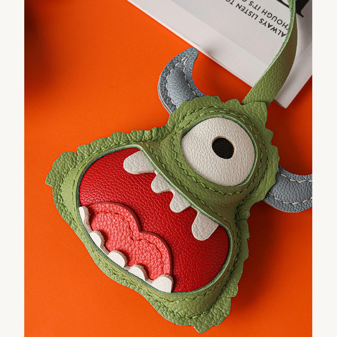 HandsewGift Leather Monster Keychain Charm DIY Kit detail image 6