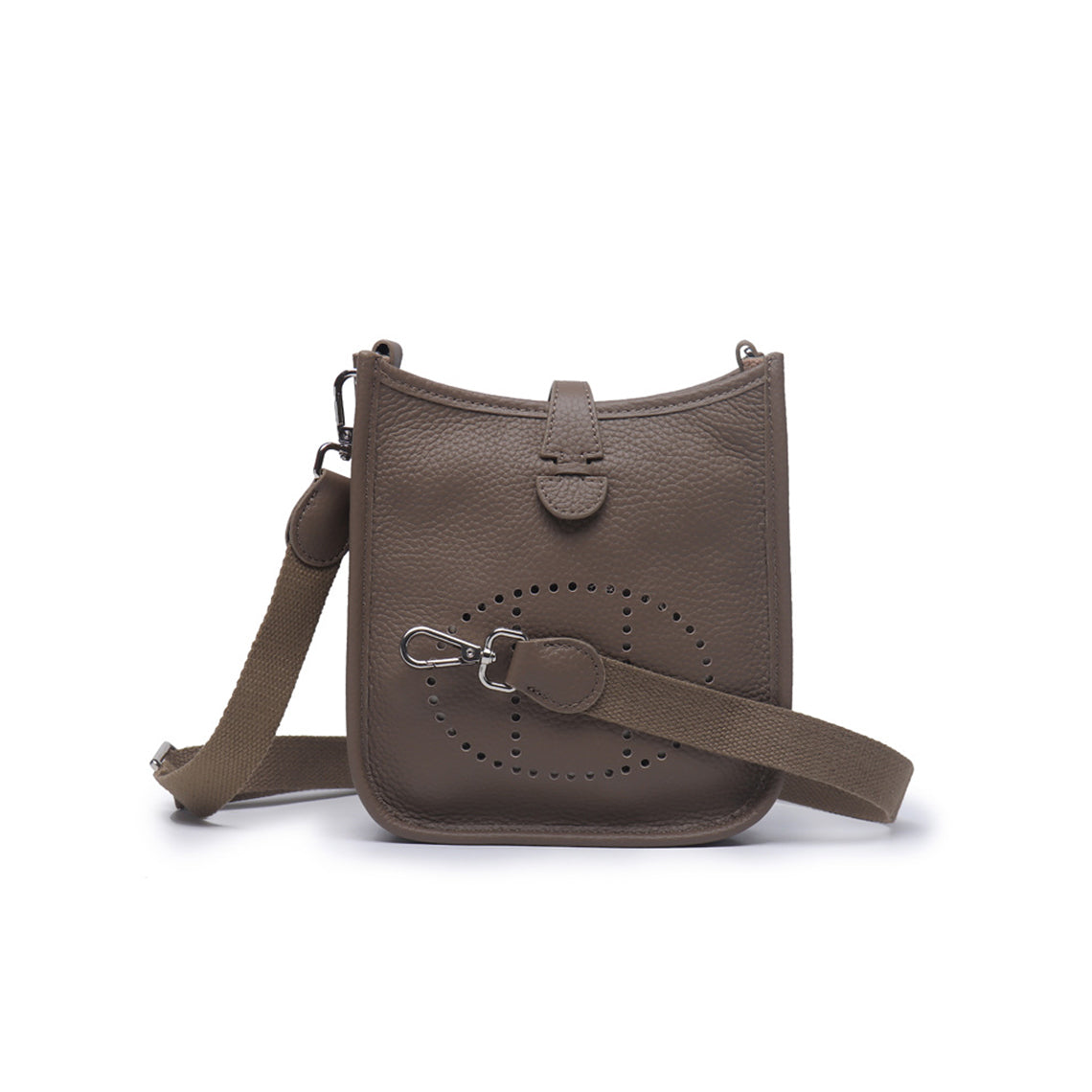Top Grain Leather Crossbody Bag - Large 28 / Small 18 detail image 4
