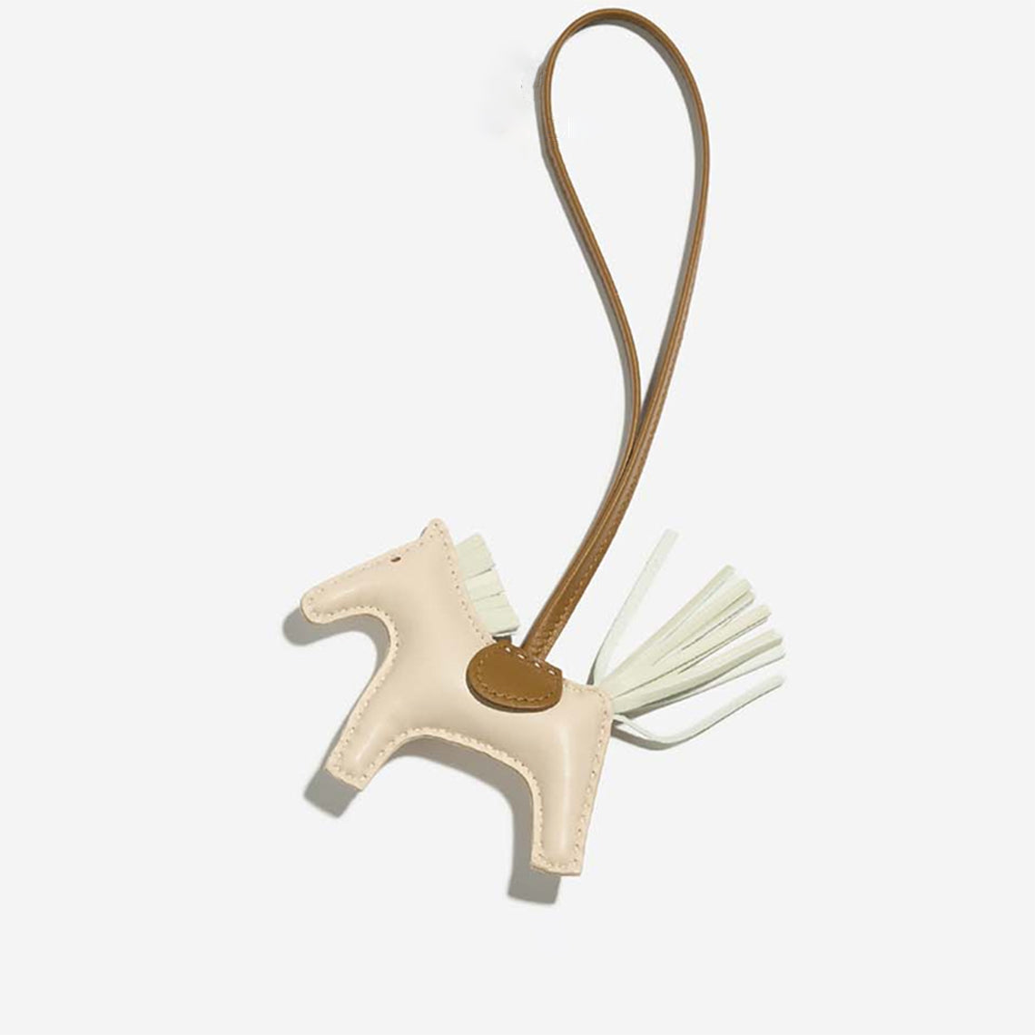 Handsew DIY Lambskin Leather Horse Purse Charm Kit detail image 4