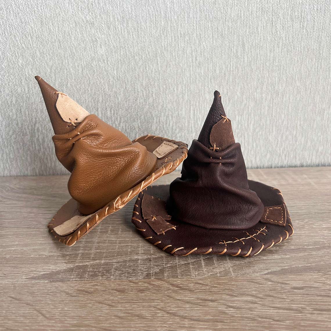 HandsewGift Full Grain Leather Wizard Hat DIY Kit detail image 1