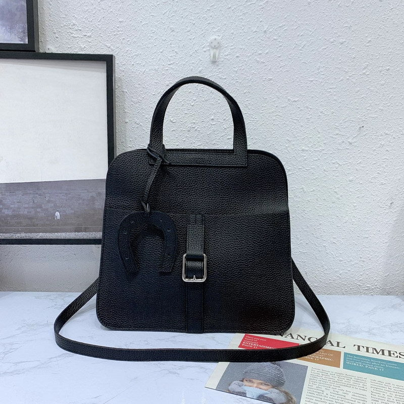 Convertible Top Grain Leather Handbag – Small & Medium Sizes detail image 12